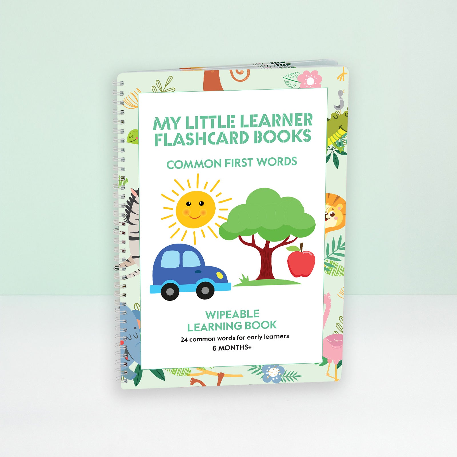 First Words Flashcards Wipeable Activity Book – My Little Learner