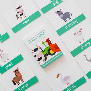 Farm Animal & Transport Flashcards - 10 left