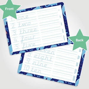 Numbers 1-10 Recognise, Write + Count | Precursive - My Little Learner