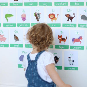 toddler flashcards gift ideas for 3 year olds learning the alphabet letter sounds animal alphabet flashcards