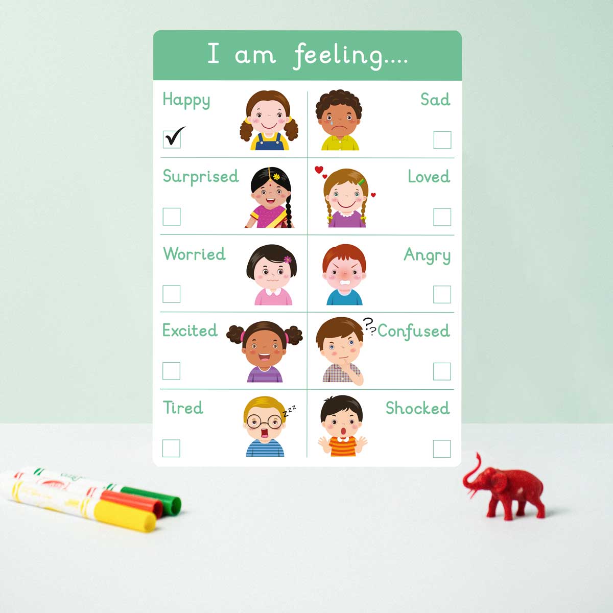 Printable Asl Emotions Chart Free