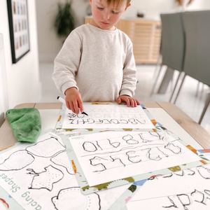 Complete Personalised Writing Sets | Wipeable Learn to Write Mats | Ages 2–5