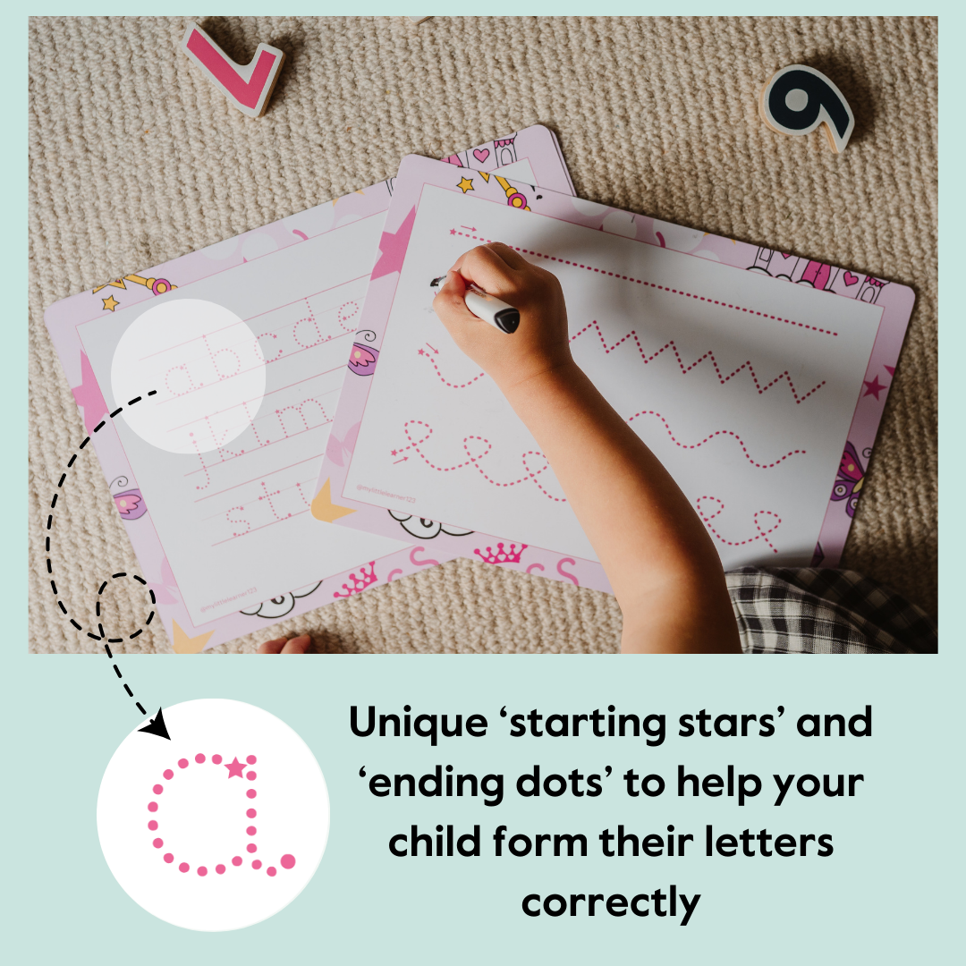 WRITING MATS TO HELP YOUR CHILD LEARN TO WRITE IN WEEKS – My Little Learner