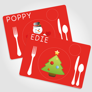 Personalised Christmas Placemats (Specific names) SALE