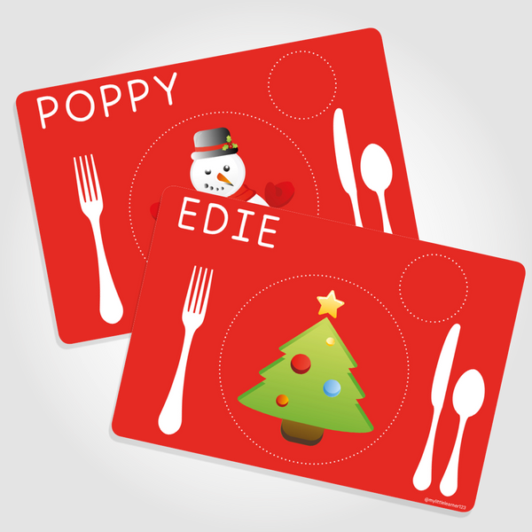 Personalised Christmas Placemats