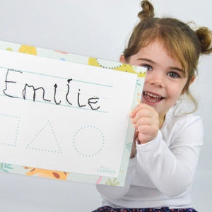 FIRST NAME MAT WITH SHAPES | PEN CONTROL PRACTICE