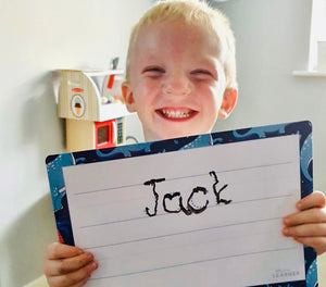 Learn to Write: Full Name, Alphabet & Numbers Mats for Ages 3–5
