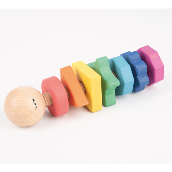 Rainbow Wooden Shape Twister