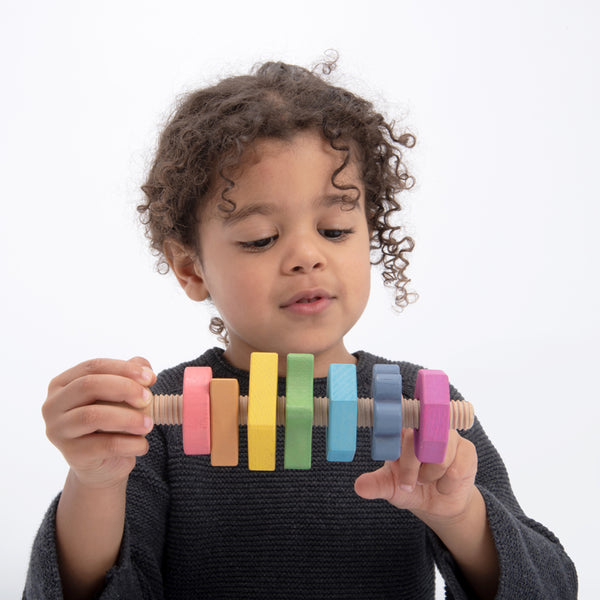 Rainbow Wooden Shape Twister