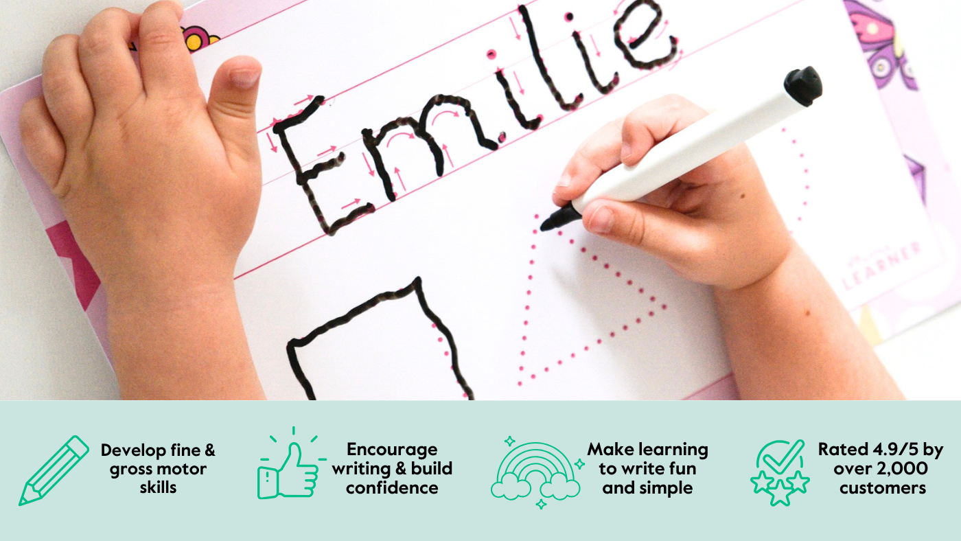 Learn to Write Mats for Toddlers & Preschool | My Little Learner