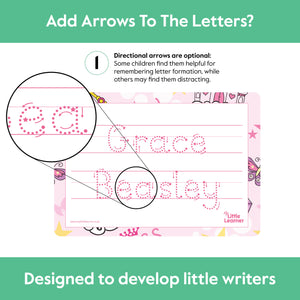 FIRST NAME MAT WITH SHAPES | PEN CONTROL PRACTICE