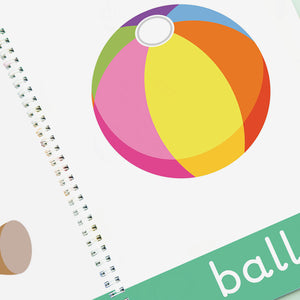 First Words | Toddler Flashcards Wipeable Book