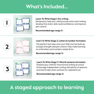 The Ultimate Learn To Write Set | 2.5 years +