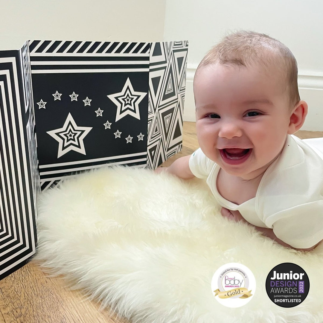 Baby Sensory Board | Black & White Sensory Card – My Little Learner