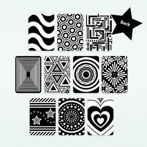Baby Sensory Flashcards | Black & White Baby Cards