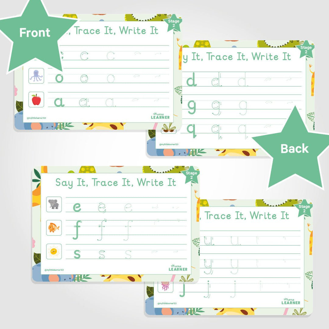 Letter Formation | Wipeable Learning Mats – My Little Learner