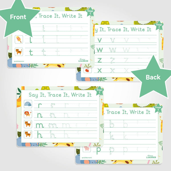 Letter Formation handwriting practice sheets - My Little Learner
