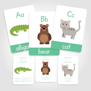 Animal Alphabet Flashcards |ABC Flashcards - My Little Learner