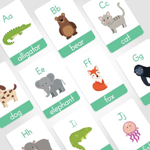 Animal Alphabet Flashcards |ABC Flashcards - My Little Learner