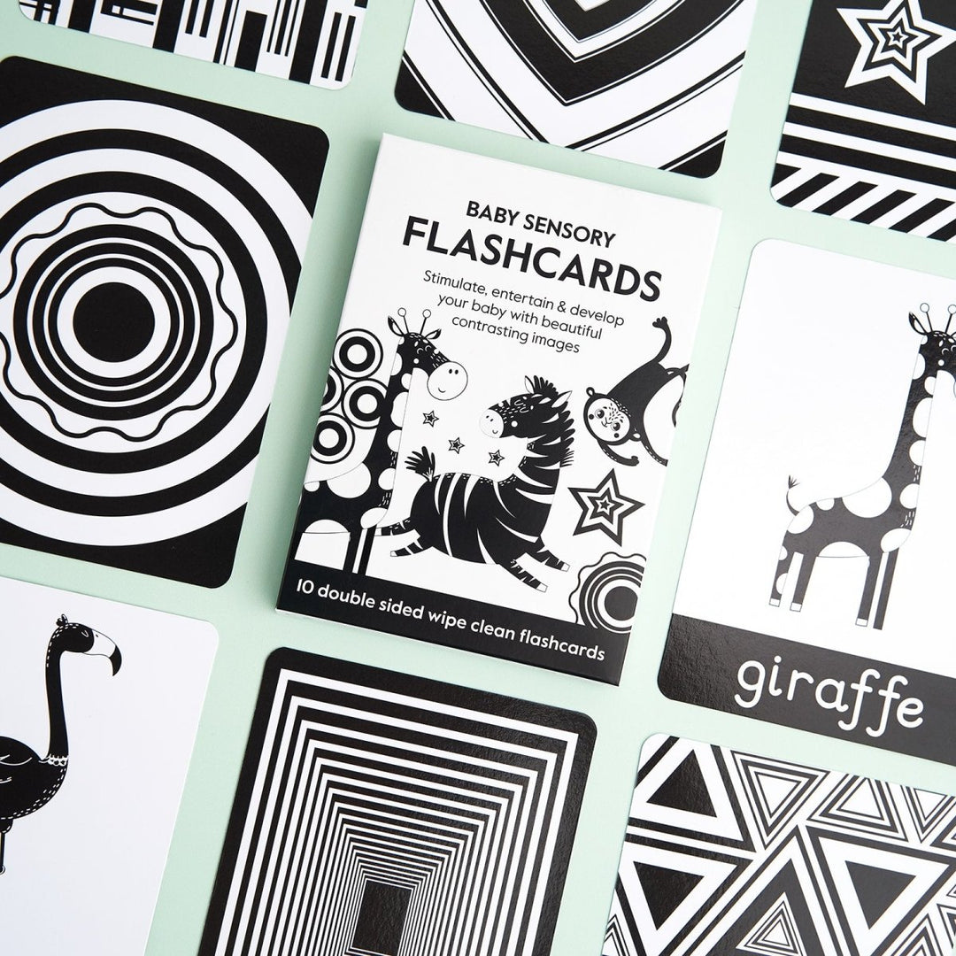 Baby Sensory Flashcards | Black & White Baby Cards – My Little Learner