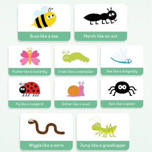 bugs minibeasts flashcards toddlers preschool