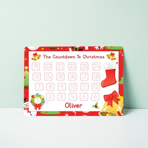 Christmas Advent Calendar | Santa Letter | Personalised  Nice List Certificate | Christmas Calendar