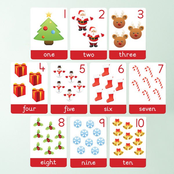 Christmas First Words and Number Flashcards β My Little Learner christmas-first-words-and-number-flashcards-my-little-learner