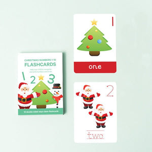 Christmas Number Flashcards - 12 left