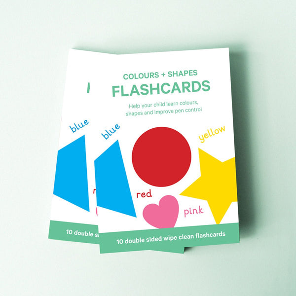 colour flashcards shape toddler preschool