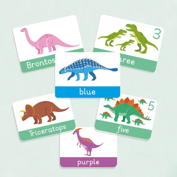 dinosaur flashcards for todldlers - My Little Learner