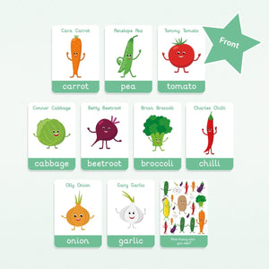 Vegetable Flashcards - SOLD OUT