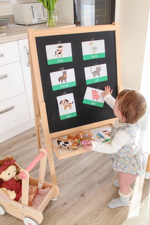 Farm Animal Flashcards | Transport Flashcards For Baby & Toddler - My Little Learner