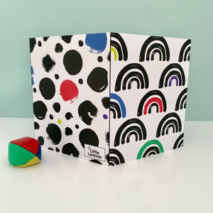 Baby Sensory Tummy Time Board | 3 month+ Colour Fold Out Board - My Little Learner