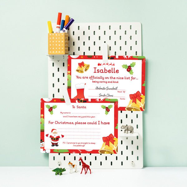 Santa Letter | Nice Certificate | Advent Calendar | Letter Formation