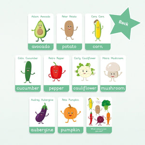 Vegetable Flashcards - SOLD OUT